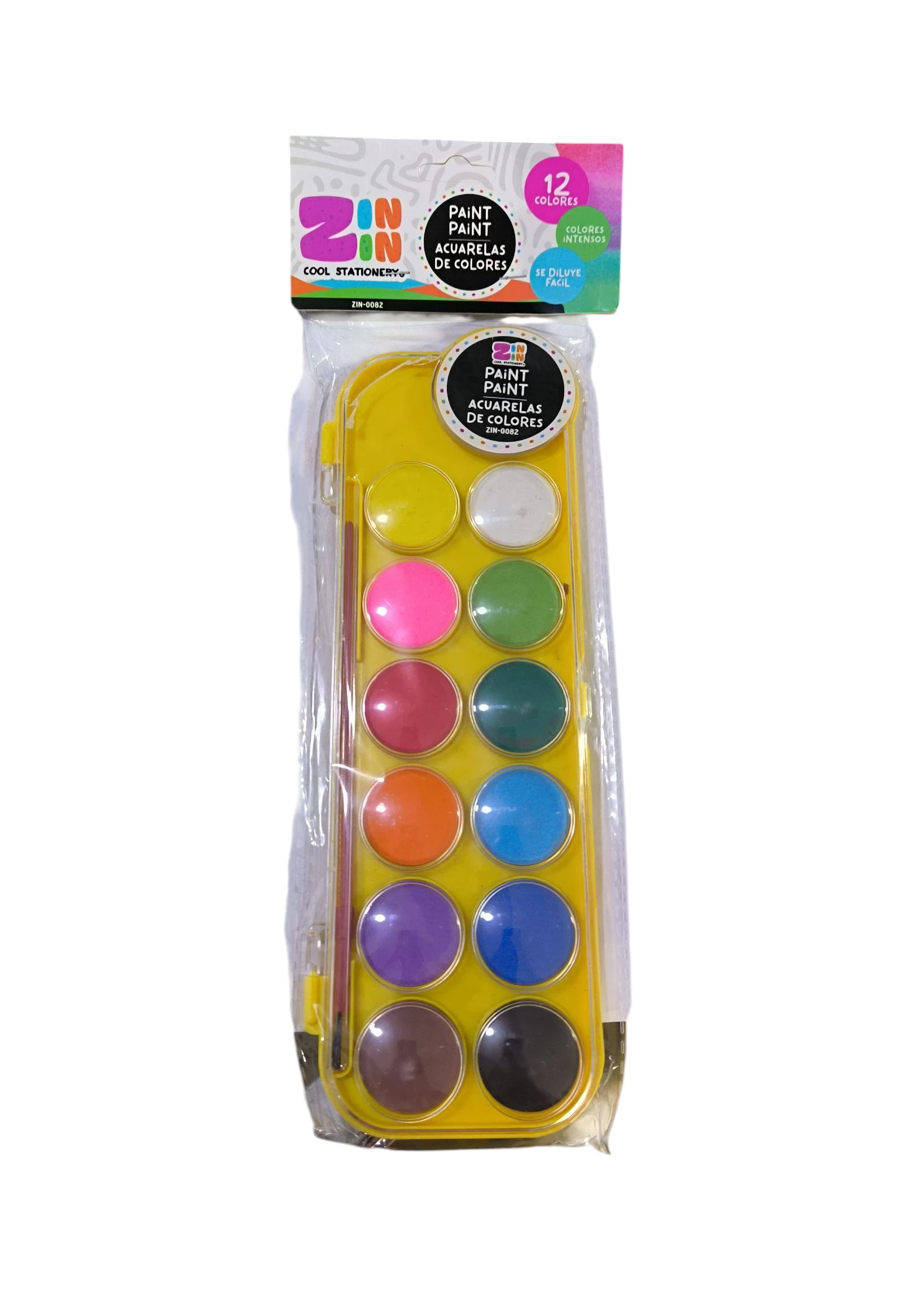 ACUARELAS 12 PASTILLAS ZIN ZIN