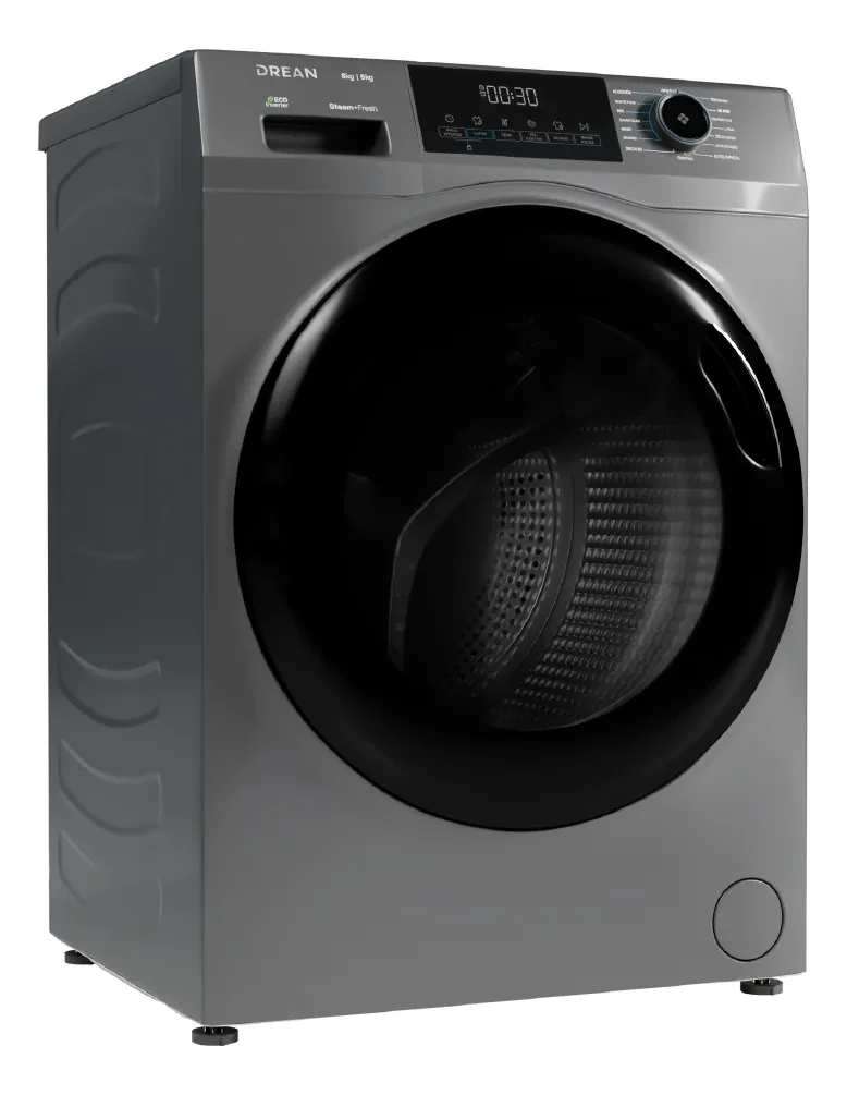LAVASECARROPAS DREAN 8/5KG INVERTER SILVER MOD:LSCDR0805SG