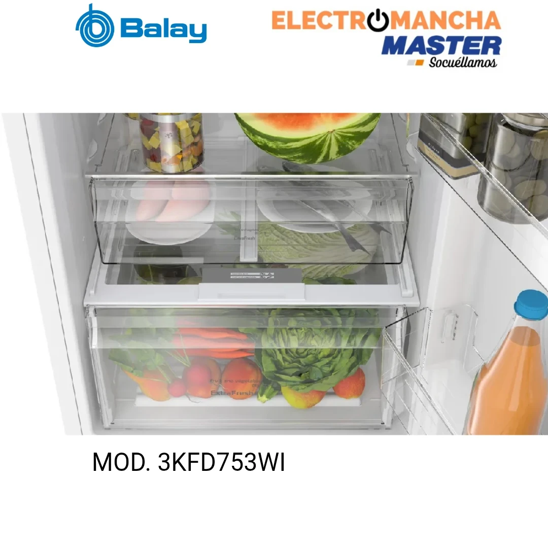 FRIGO COMBI BALAY 3KFD753WI 2,03*60 BLANCO NF CLASE D  6