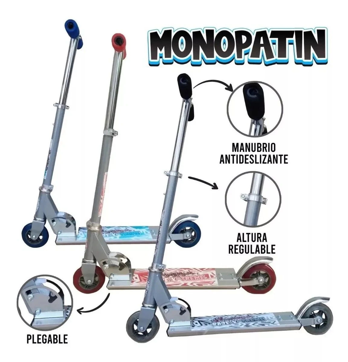 Megamonopatin con 2 ruedas 95*75*9.5cm