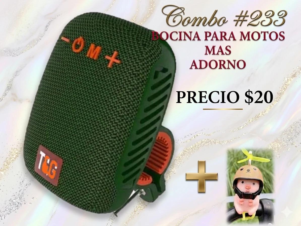 Bocinas Bluetooth para motos 