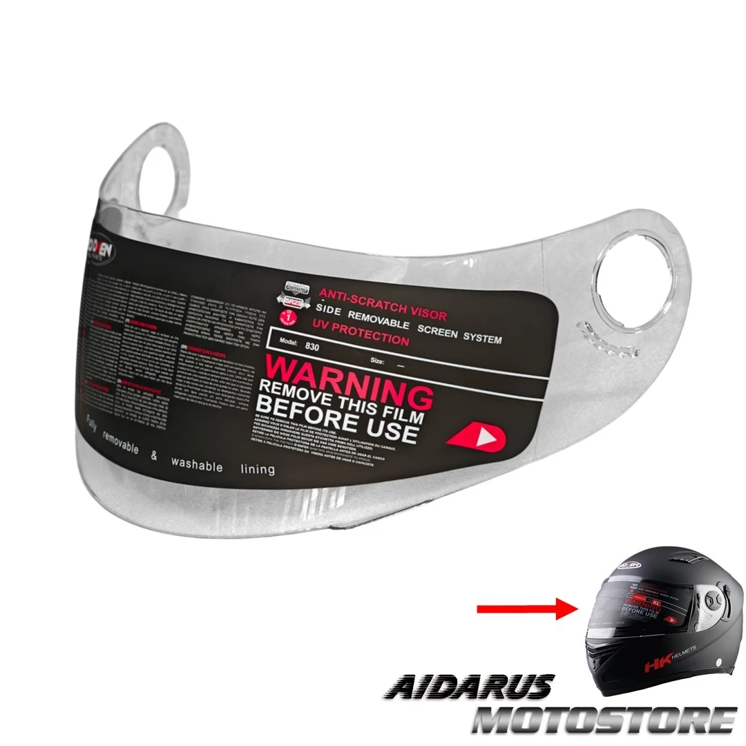 VISOR HOKEN 830 TRANSPARENTE