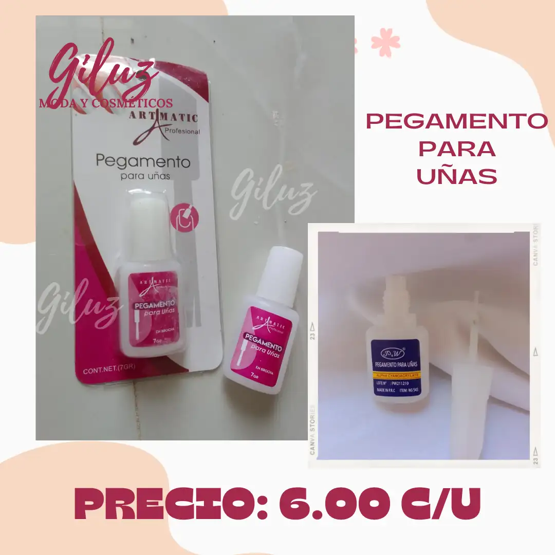 Pegamento para uñas