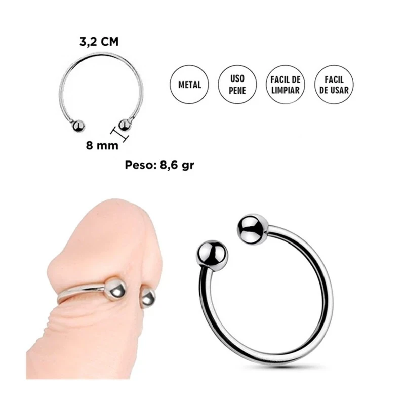 Anillo Peneano de metal 3.2cm