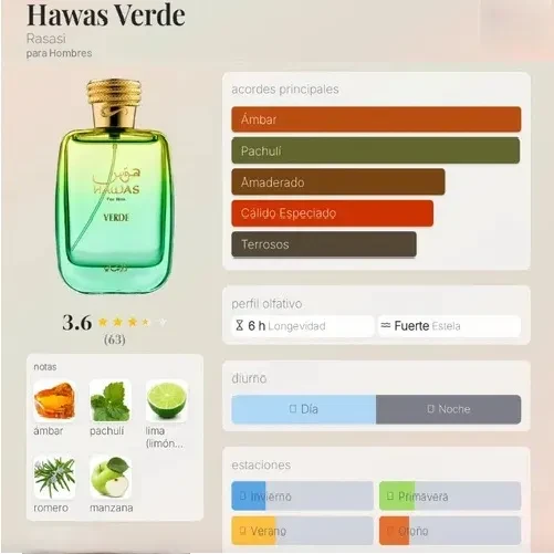 HAWAS VERDE 100ML 5