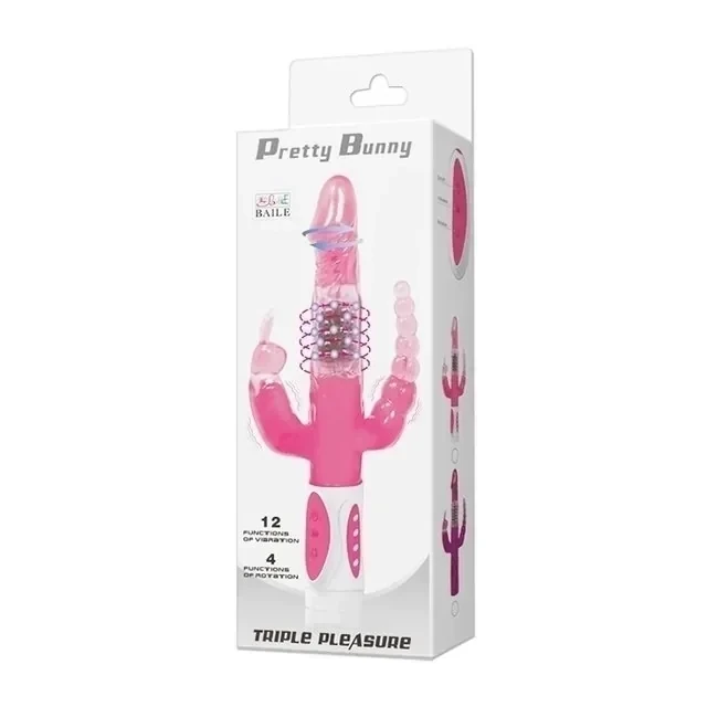PRETTY LOVE ROTADOR VIBRADOR TRIPLE ESTIMULACION  5