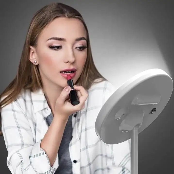 Espejo Maquillaje LUZ LED Redondo con Encendido táctil 3