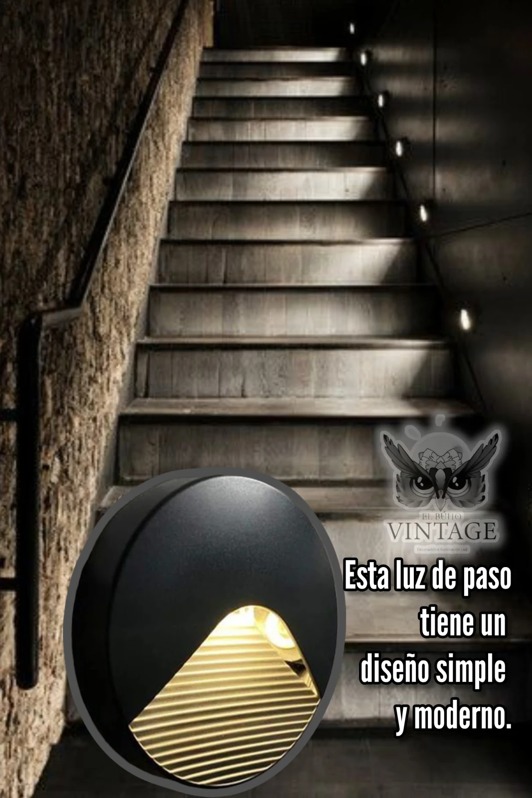 Spot de Escalera 2w 2