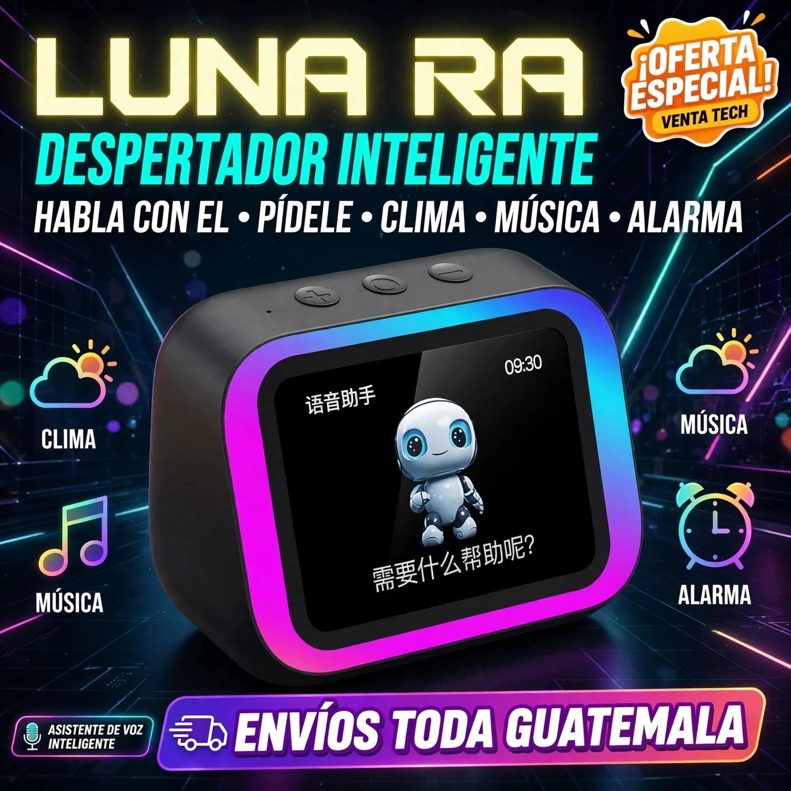 ALARMA CON ASISTENTE IA 