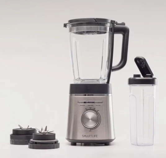 Licuadora Smartlife BL1402PN Jarra Vidrio + Mix & Go Smoothies 1000w 2