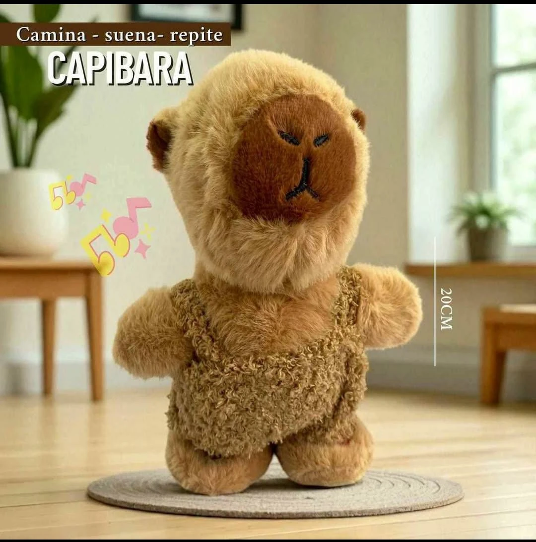PELUCHE CAPIBARA CAMINA
