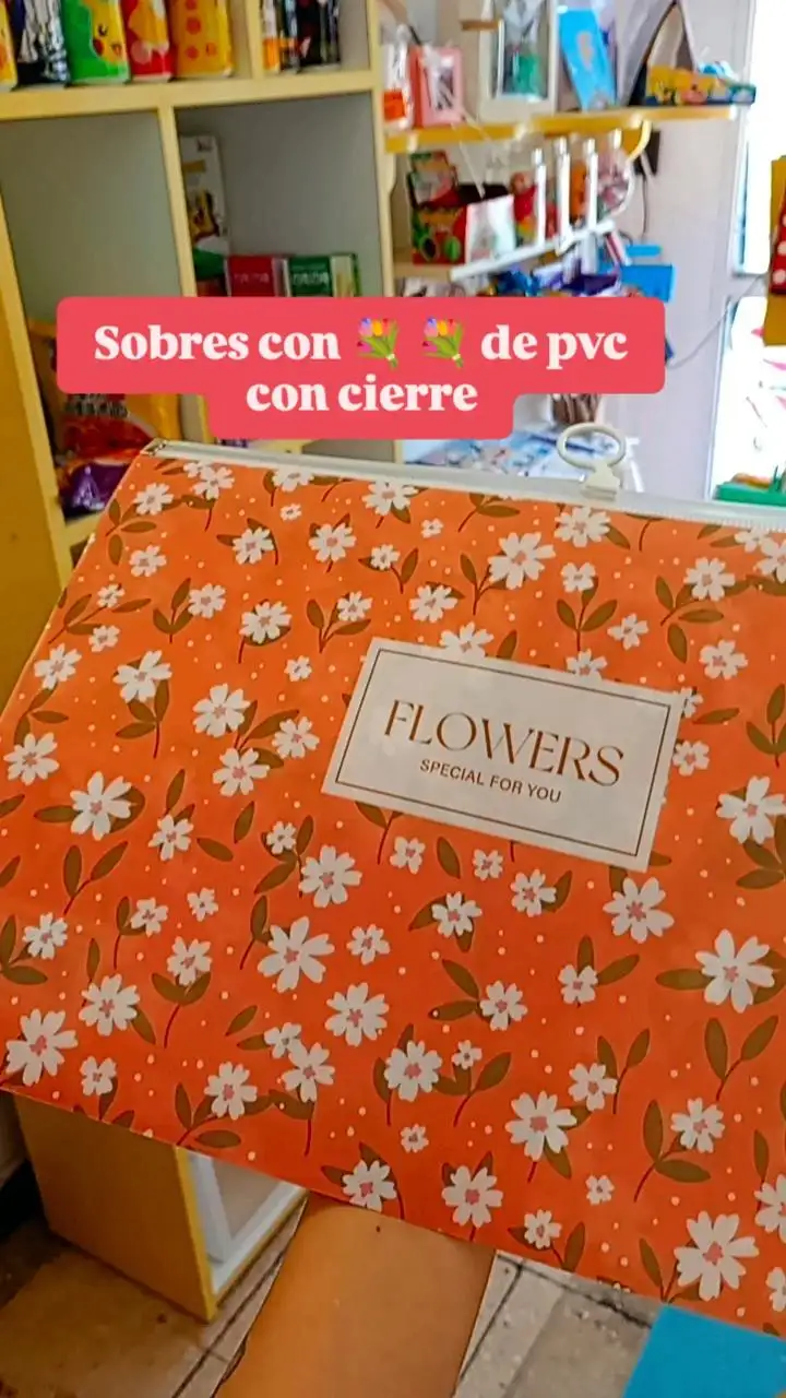 Sobres PVC Flowers