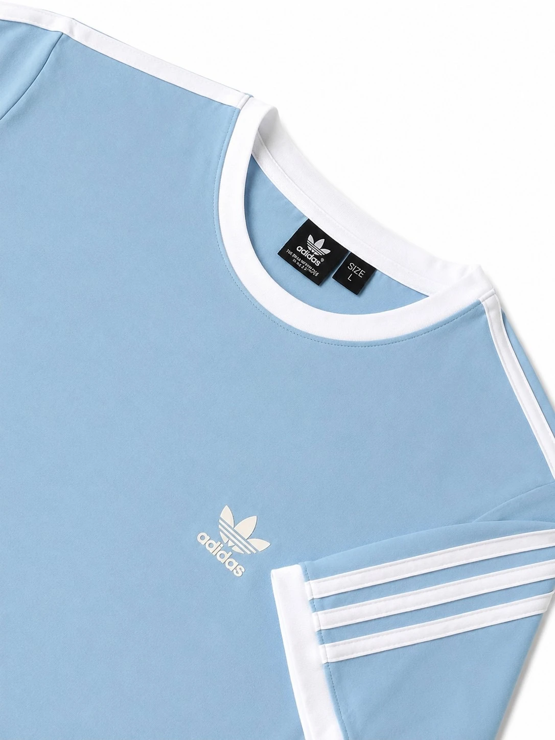camiseta celeste adidas S