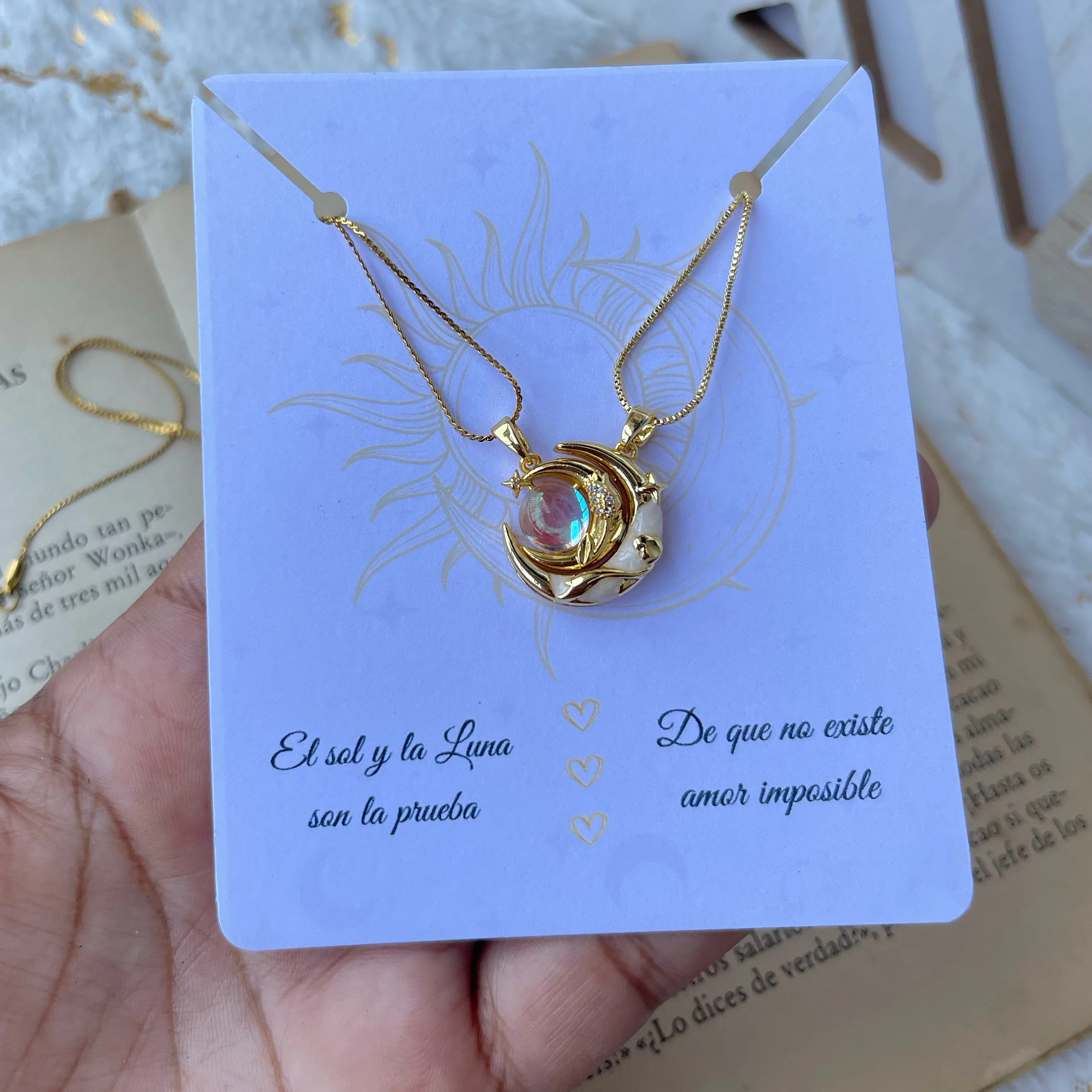 DÚO CADENAS SOL Y LUNA 2