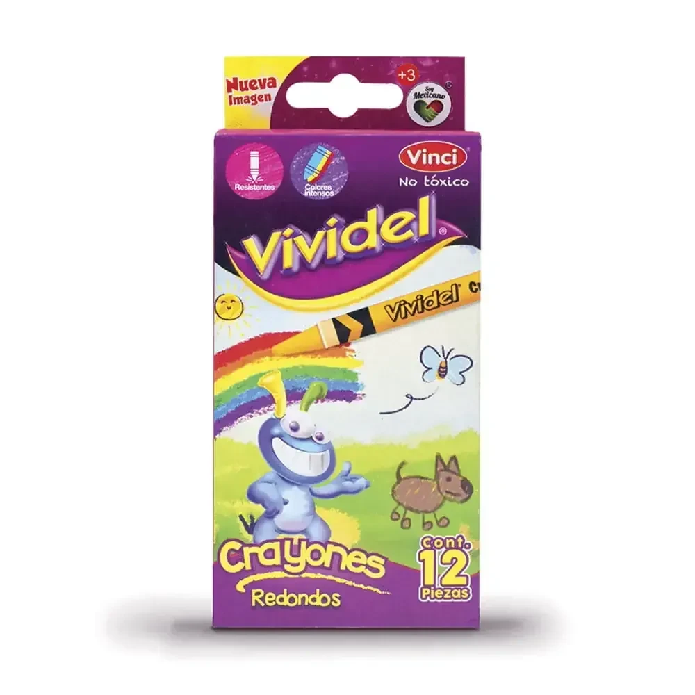 Crayolas vividel con 12 colores jumbo 2