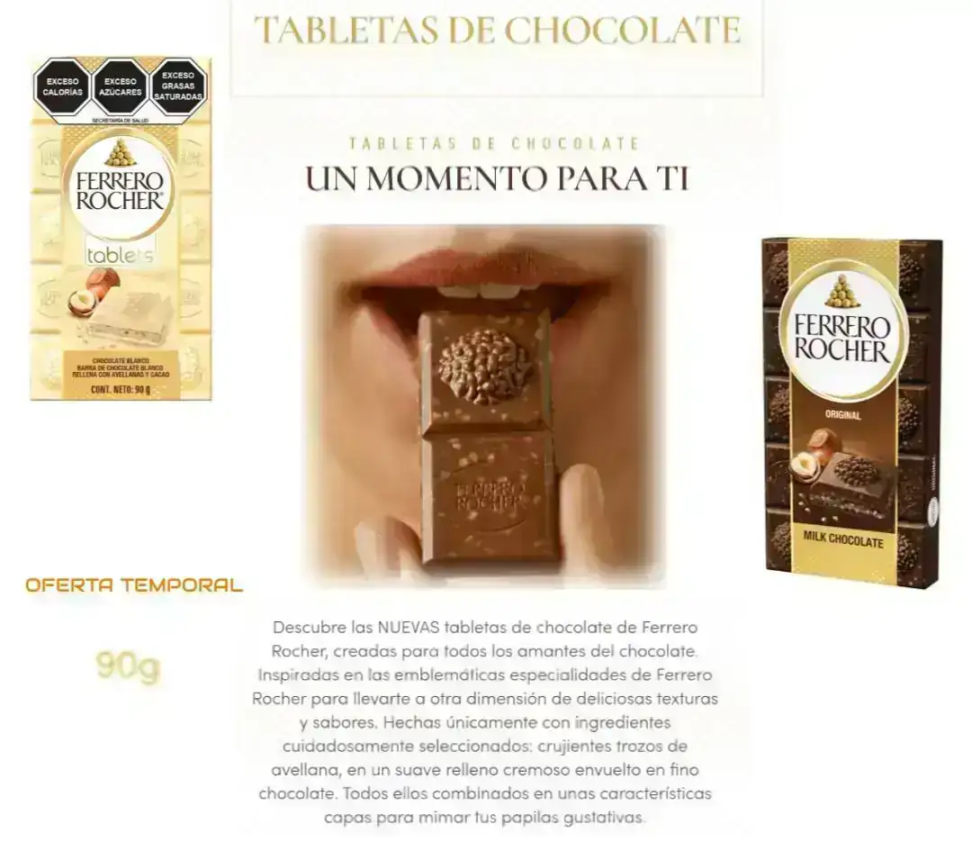 Ferrero Rocher Tablets 90g 