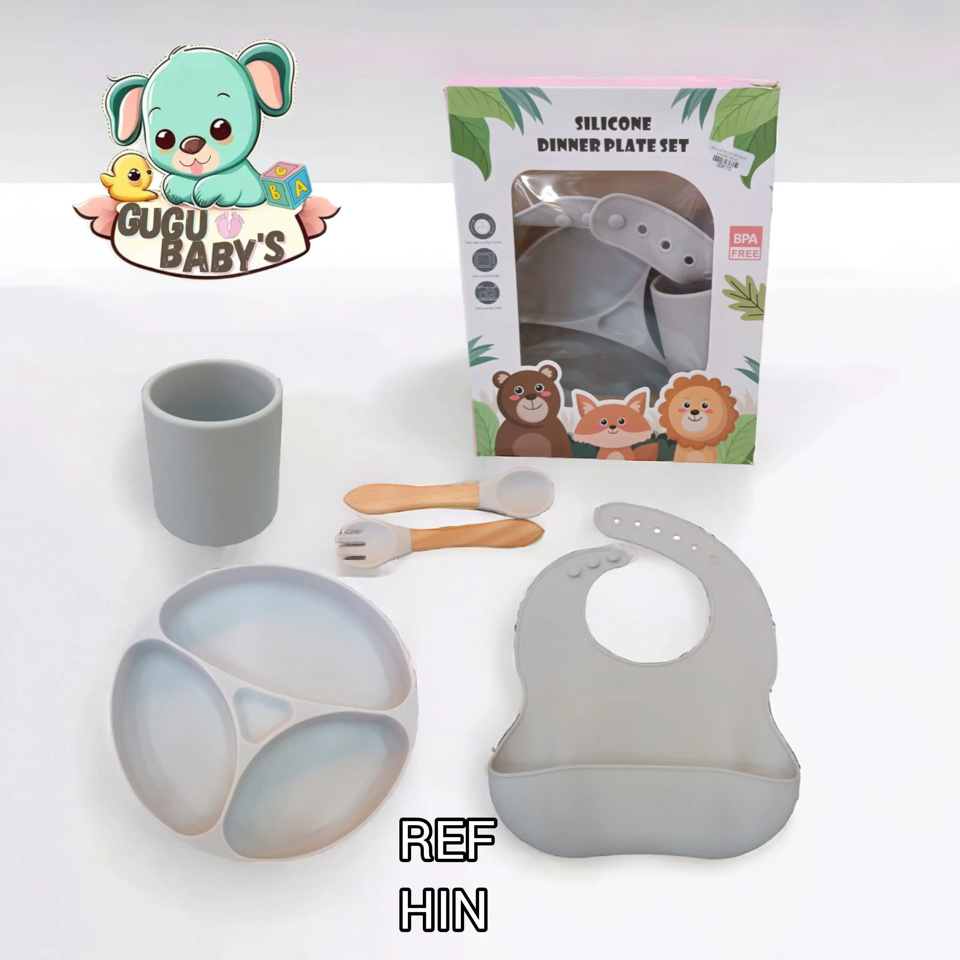 Vajilla en silicona niño  3