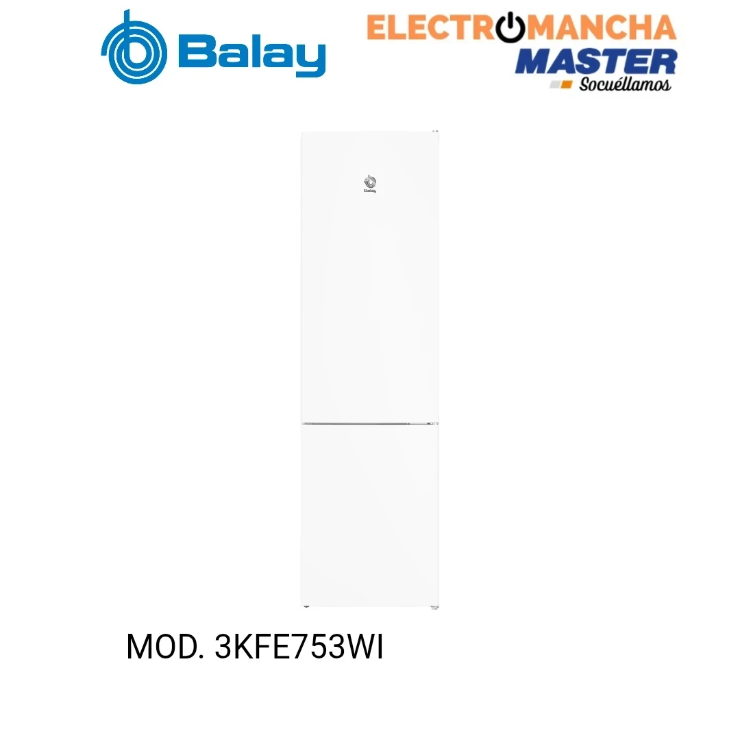 FRIGO COMBI BALAY 3KFE753WI 2,03*60 BLANCO CLASE E 