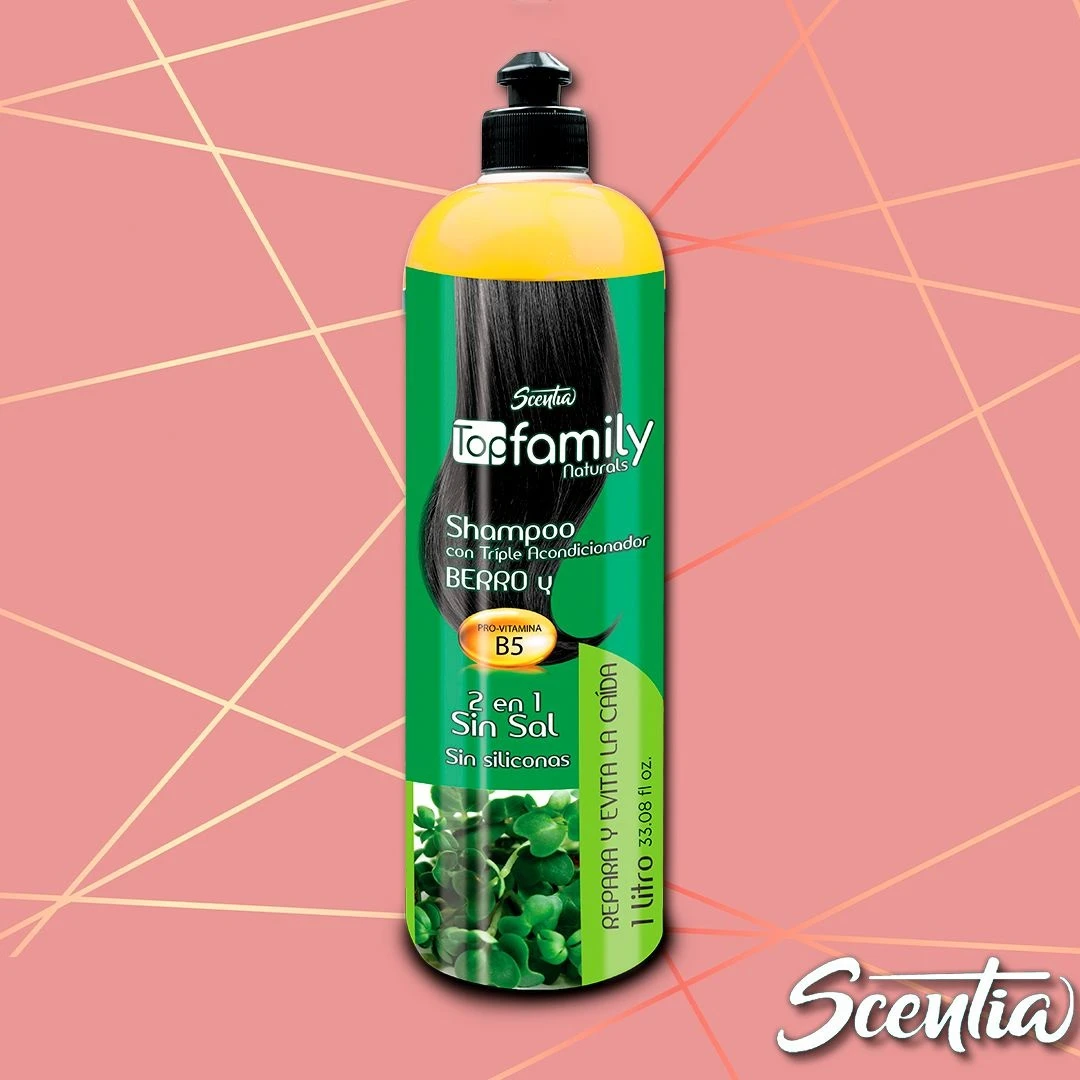Shampoo de Berro y Pro Vitamina B5
