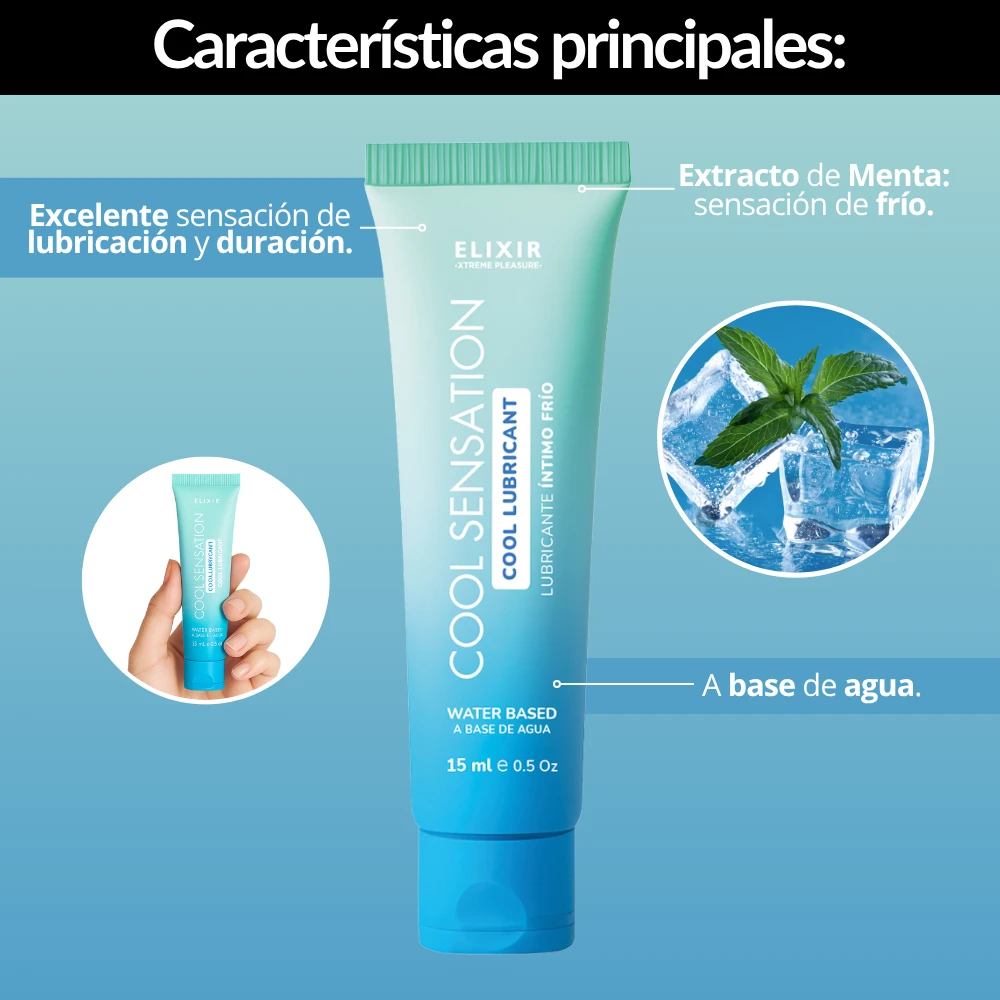 Lubricante cool sensation 15ml  3