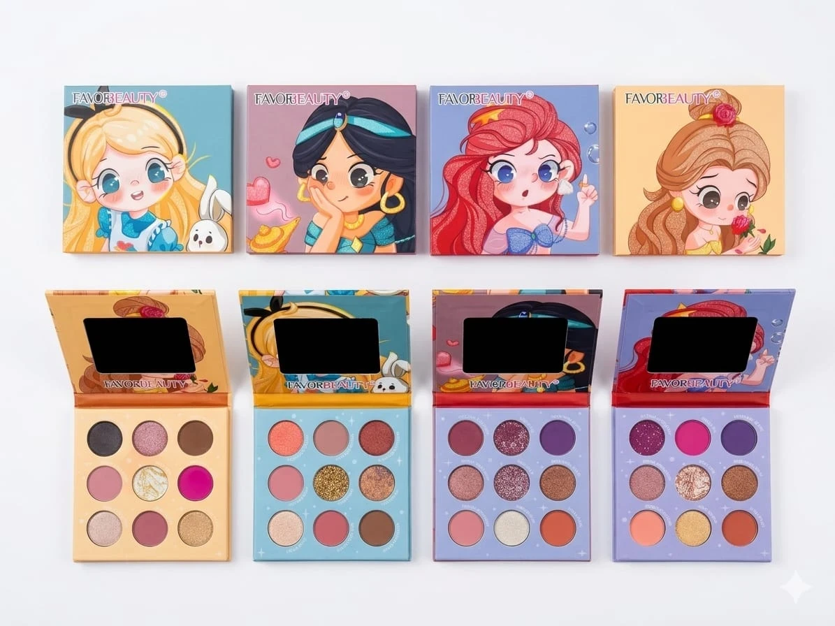PALETA DE SOMBRAS PRINCESAS 3