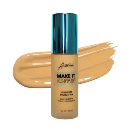 Make It Happen Fundation tono 09 Sand - Arantza Cosmetics 