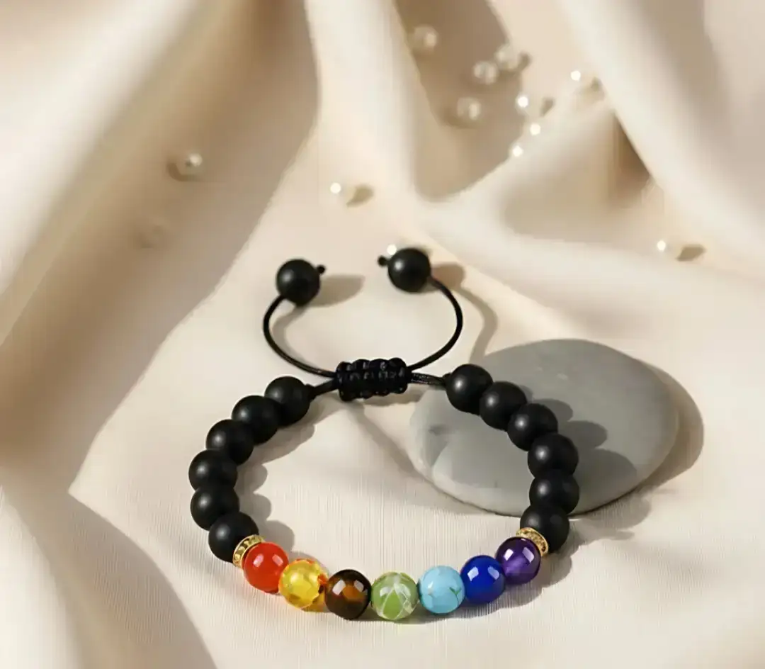 Pulsera 7 chakras cuencas naturales  2