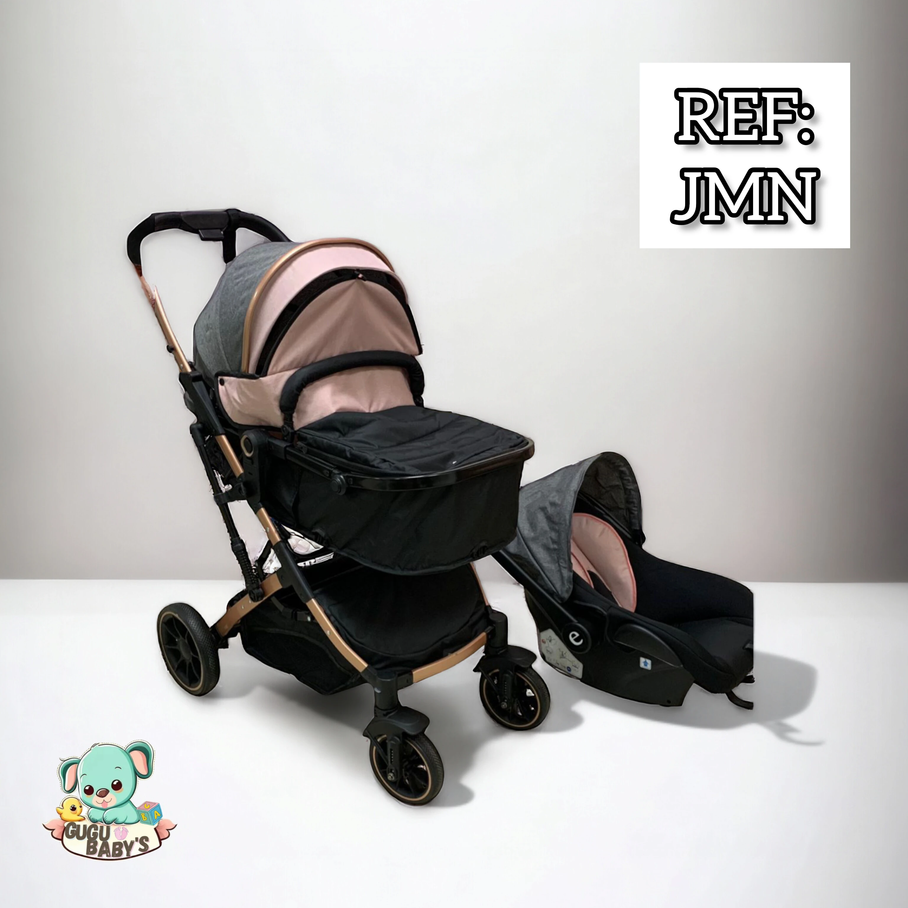 COCHE MOISES CON PORTA BEBE