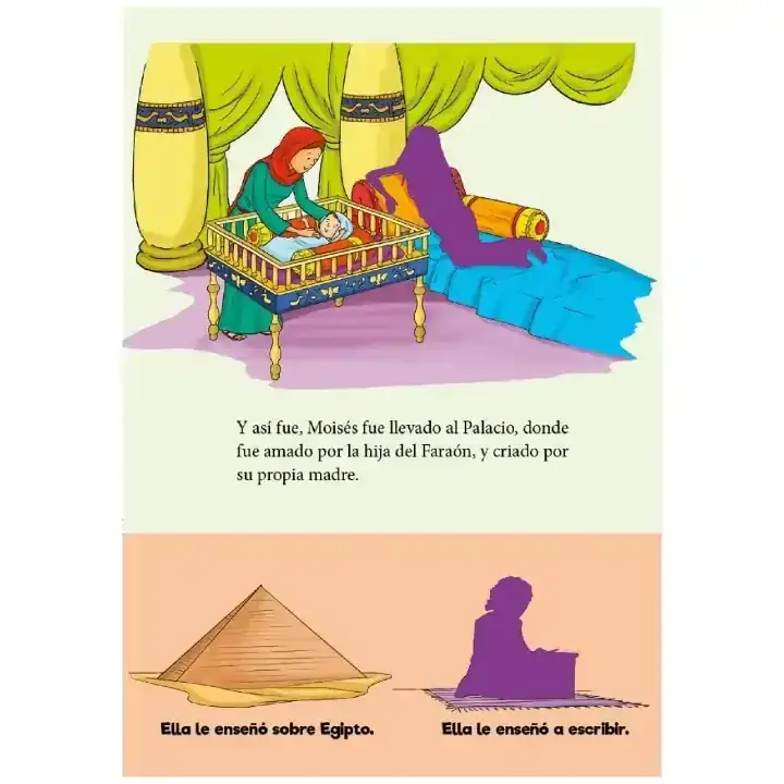 Moisés entre los juncos - Libro de pegatinas 7