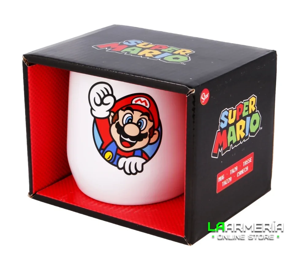 Taza nova de cerámica de 380 ml de Super Mario