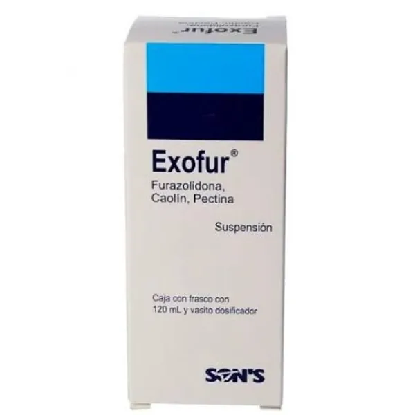 Exofur /furazolidona/coalin/pectina suspensión 120ml