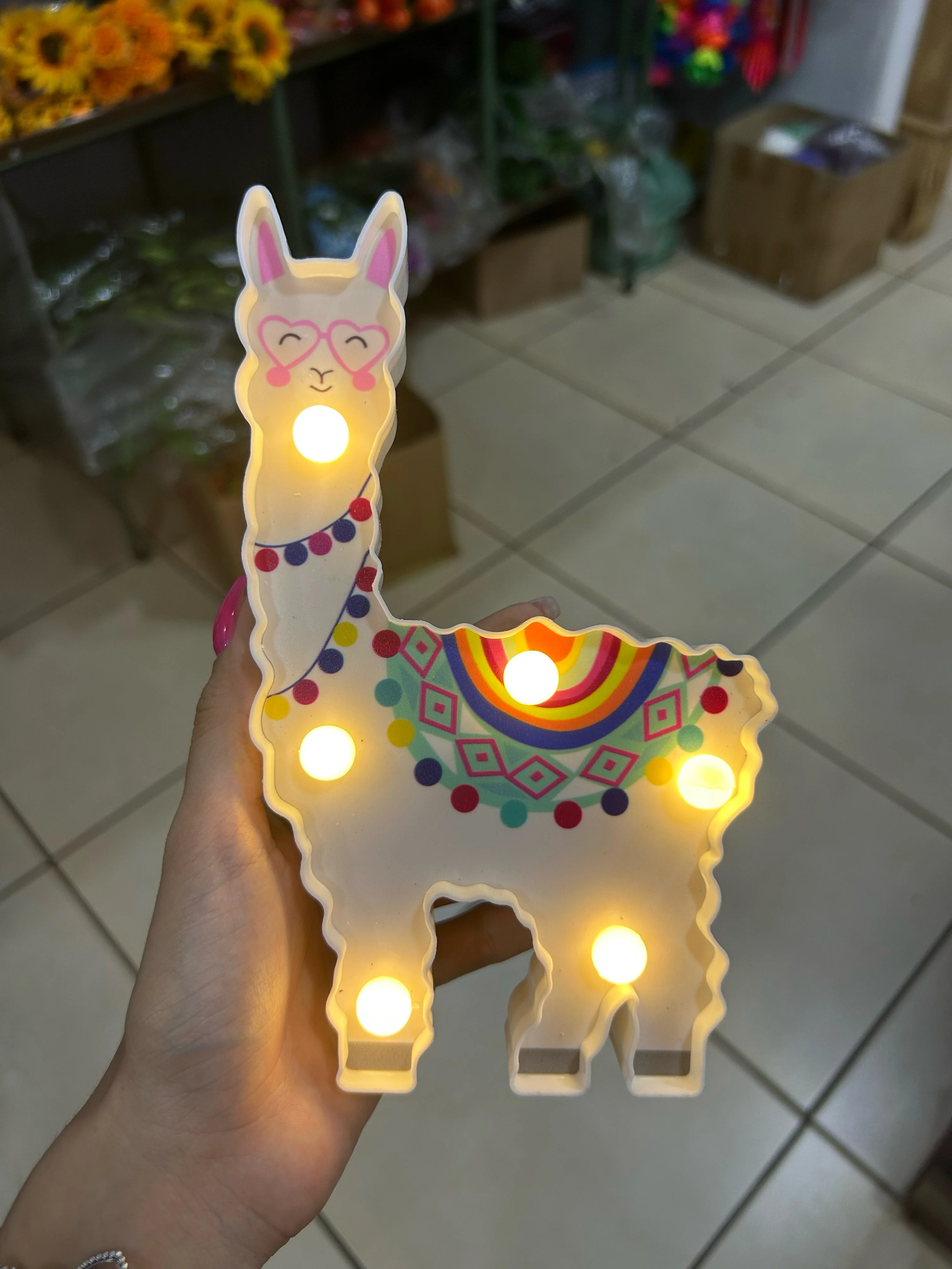 Lámpara llama