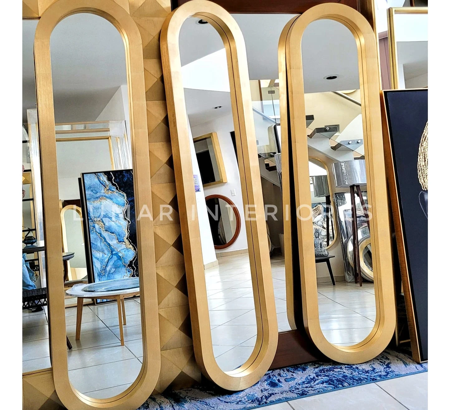 Espejos SET OPULENT Ovalados 190X45 Varios Tonos 5
