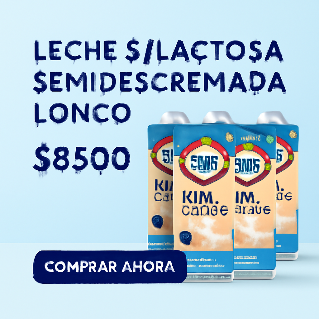 Leche semidescremada pack de 6 litros 