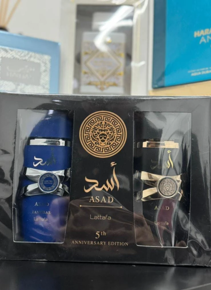 KIT LATTAFA ZANZIBAR+ASAD LIMITED EDITION 100ML C/U EDP