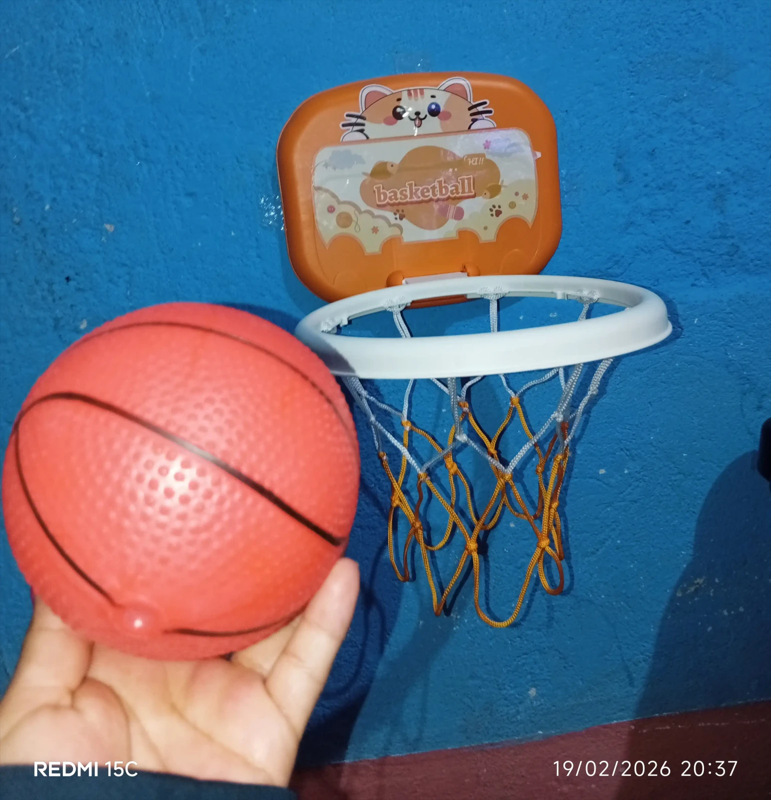 CANASTA DE BALONCESTO DE PARED 🧱