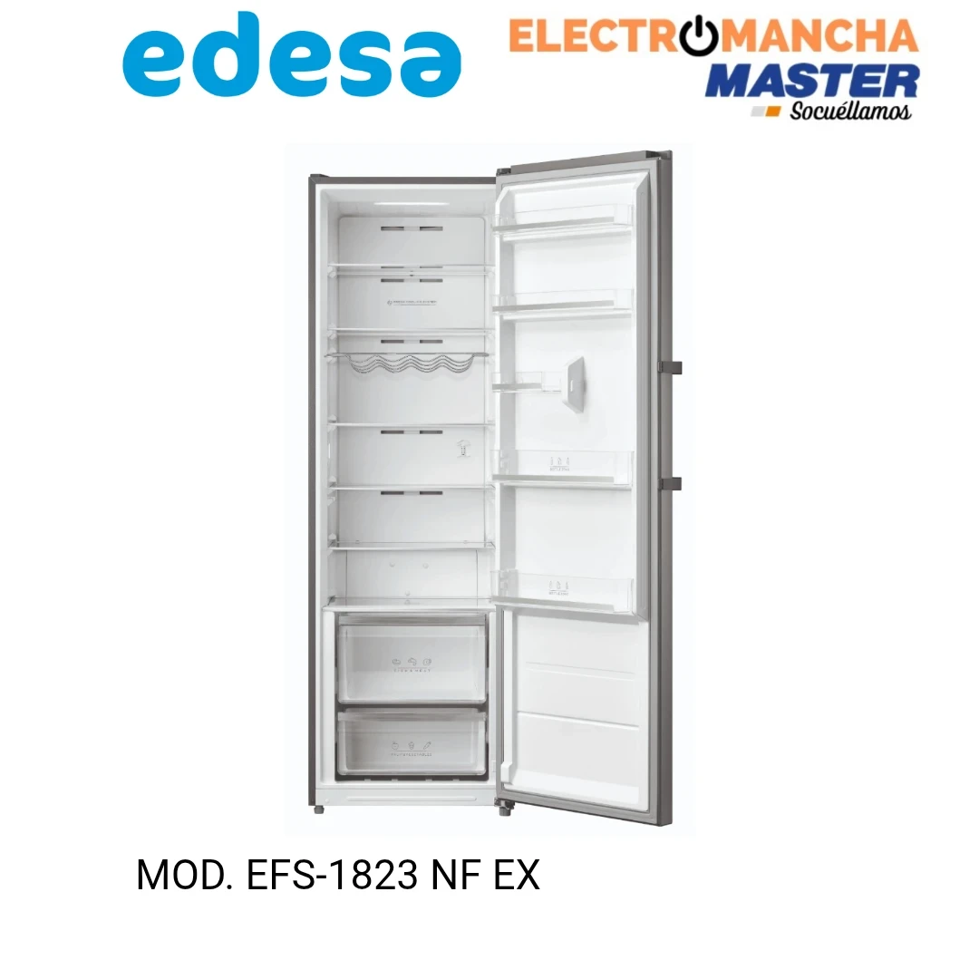 FRIGO 1 PUERTA EDESA EFS-1823 NF EX 1,85*60 INOX E 2