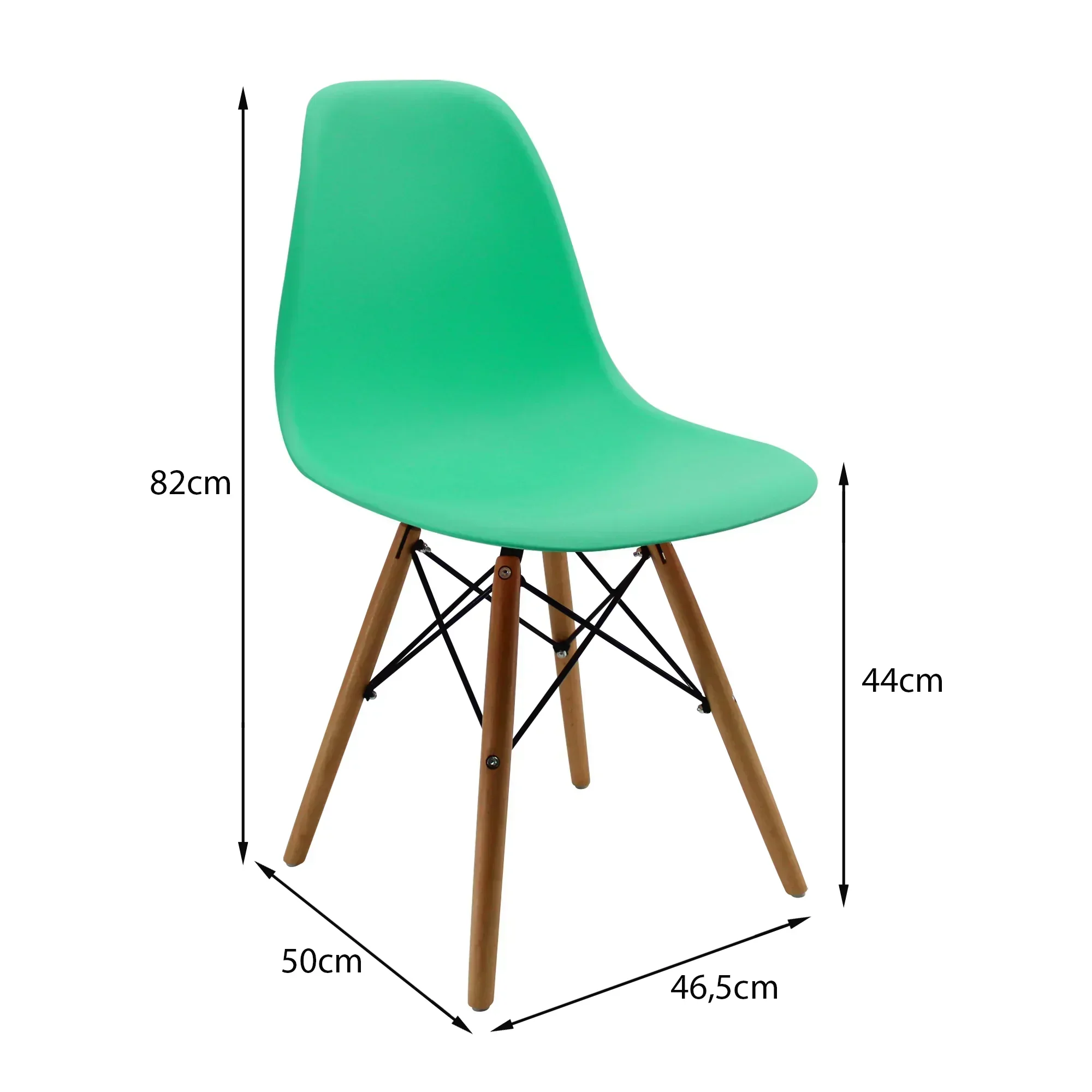 Set x 6 Sillas Eames Minimalista  9