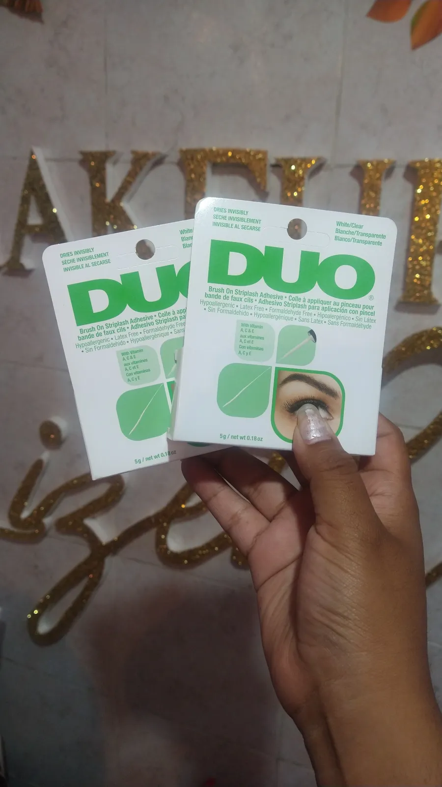 Pegamento DUO blanco-transparente