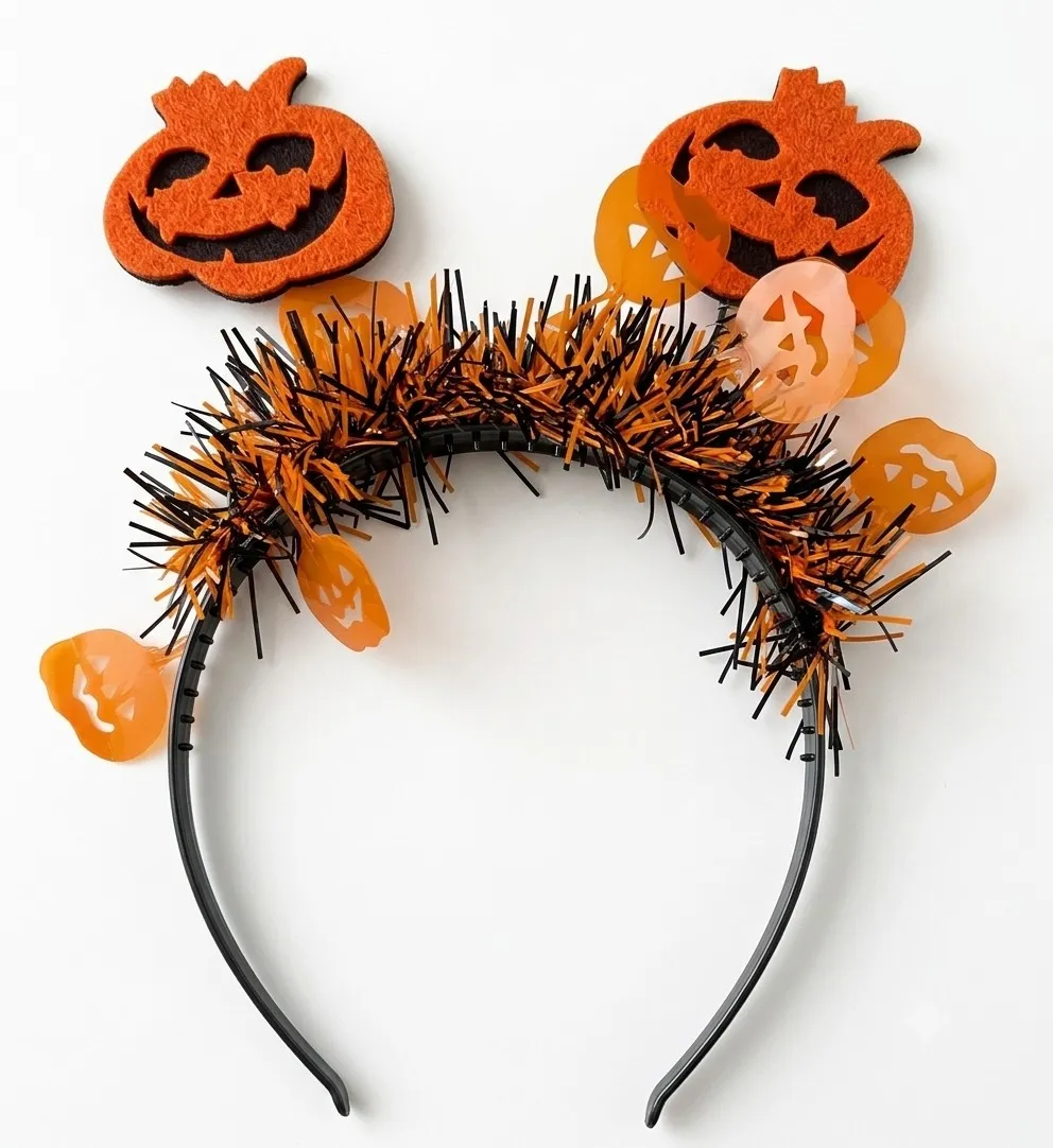 Vincha antena Halloween fantasma/calabaza/calavera/murcielago/araña  2