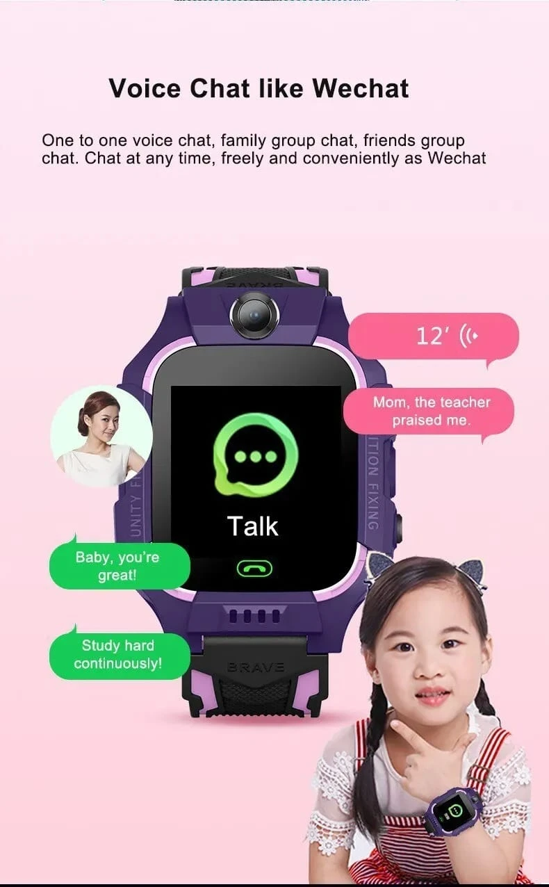 Reloj Inteligente Niños con GPS Sms llamadas  4