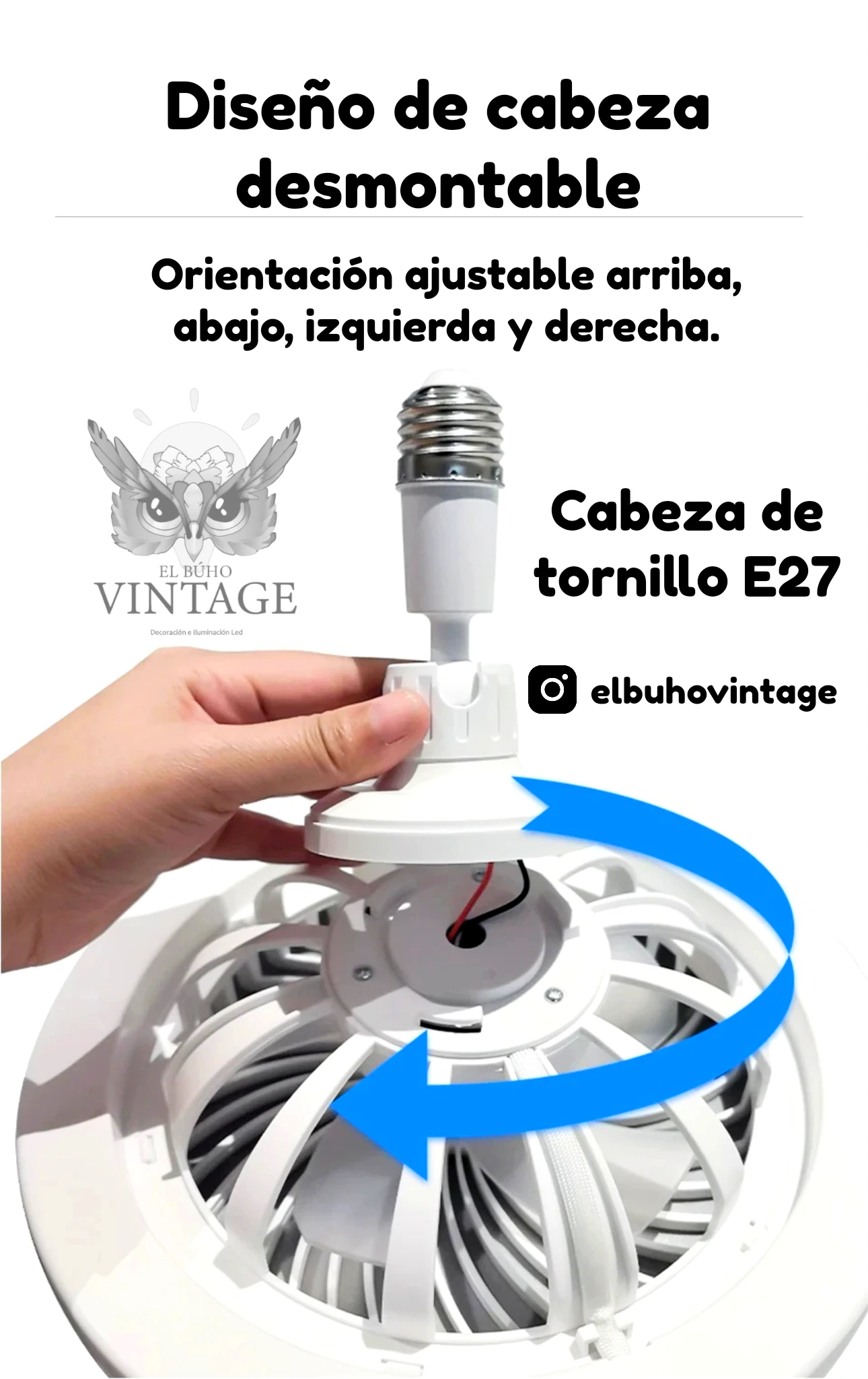 FOCO LED VENTILADOR  4