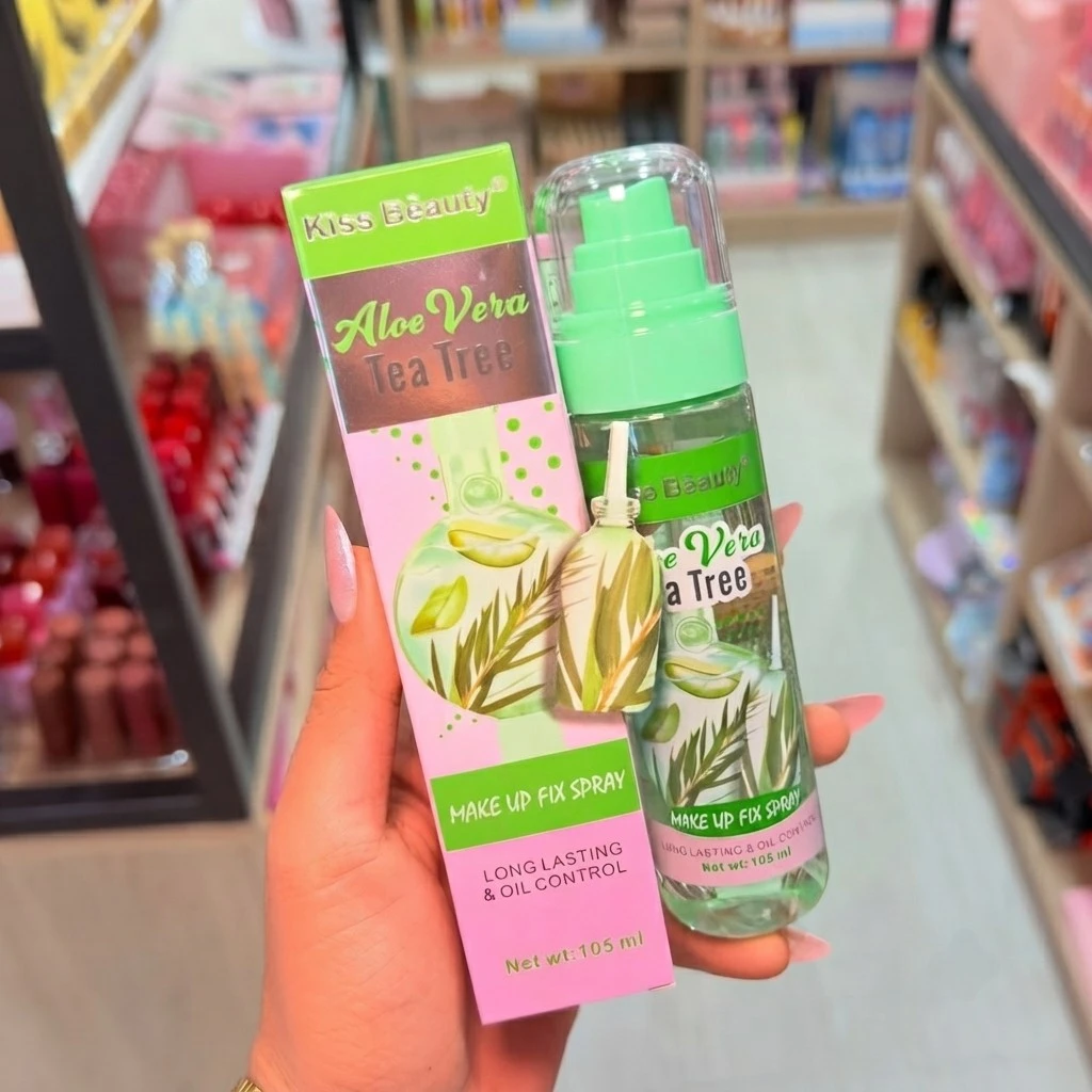 Fijador de Maquillaje 105ml Aloe Vera Kiss Beauty