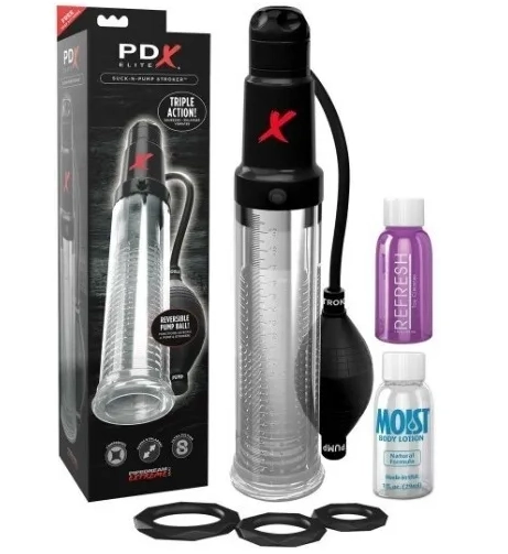 PDX ELITE Suck-N-Pump Stroker
