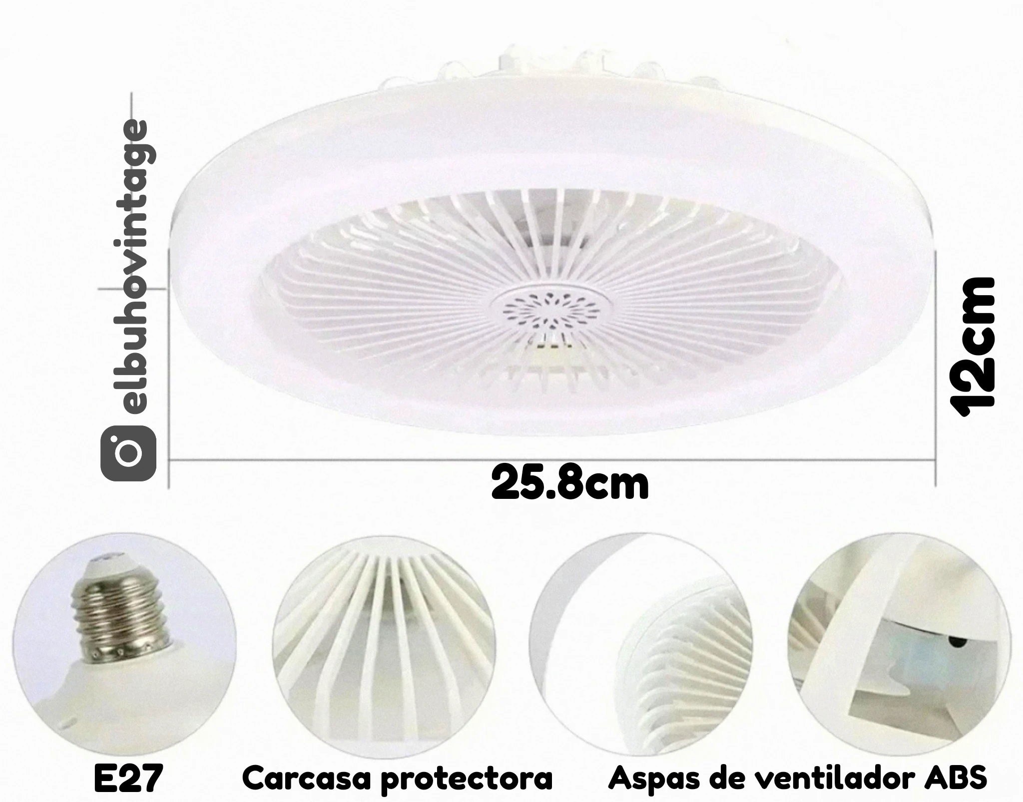 Ufo Ventilador 30w 5