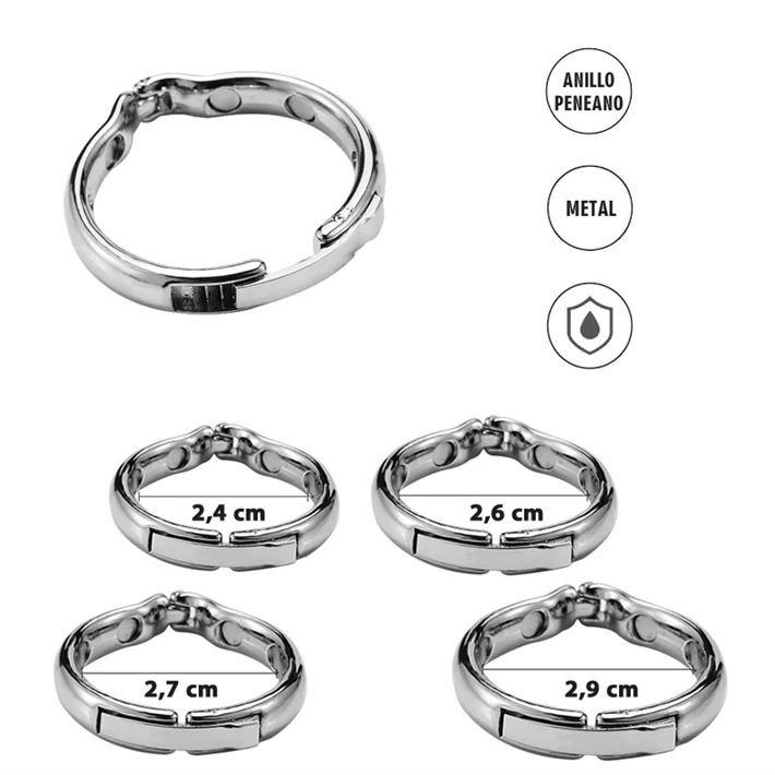 Anillo para el pene de metal M O S