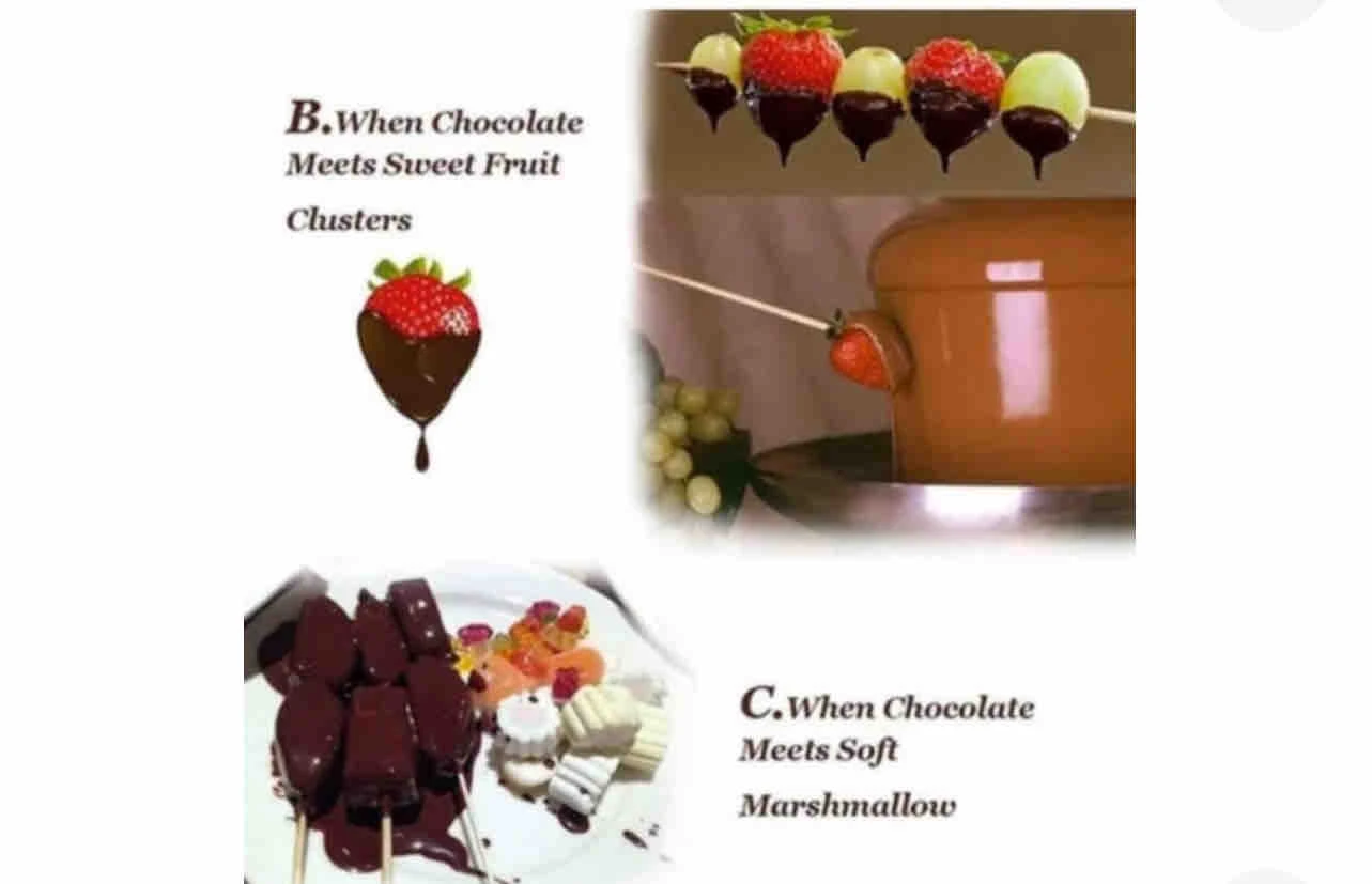 Fuente de chocolate eléctrica  2