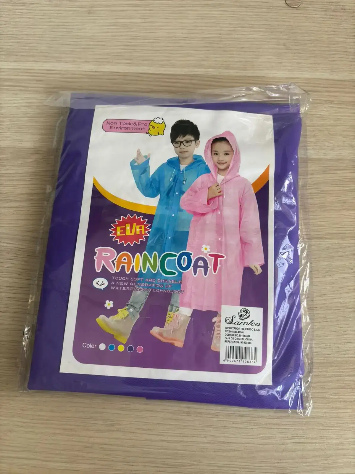 IMPERMEABLE DE EVA INFANTIL  3