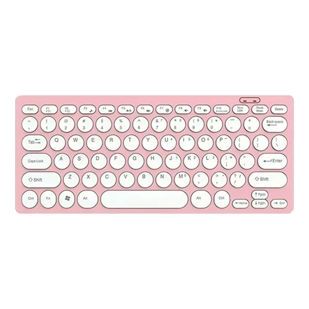 Teclado Ergonómico Compacto Rosa 3