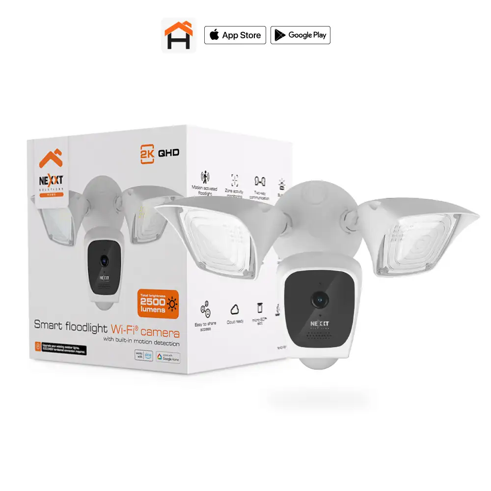 Cámara exterior 2K WiFi con lámparas 